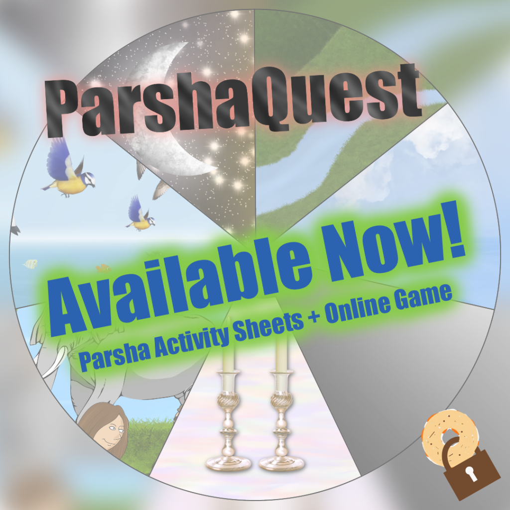 ParshaQuest: Activity sheets and online game Available Now